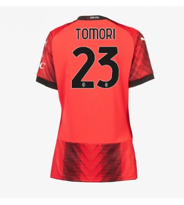 AC Milan Fikayo Tomori #23 Hjemmebanetrøje Dame 2023-24 Kort ærmer